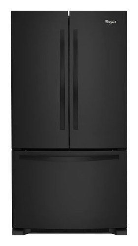  Whirlpool - 25.2 Cu. Ft. French Door Refrigerator - Black