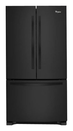  Whirlpool - 21.7 Cu. Ft. French Door Refrigerator - Black