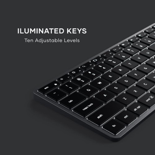 Satechi Slim X2 Bluetooth Backlit Keyboard for Mac, Multi Device