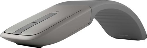  Microsoft - Arc Touch Bluetooth Wireless Mouse - Gray