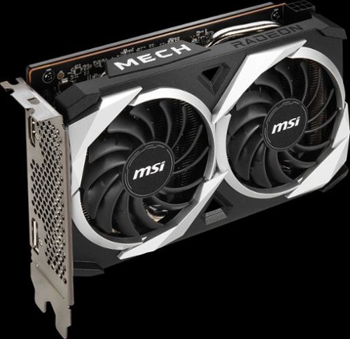 MSI AMD Radeon RX 6500 XT Mech 2X 4G OC - 4GB GDDR6 - PCI Express 4.0 - Graphics Card - Black WORLDWIDE DELIVERY