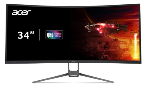 Acer - Refurbished Excellent - Nitro EDA343CUR X 34" LCD Gaming Monitor 240Hz 3440x1440 UltraWide - Black-Front_Standard 