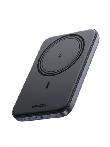 UGREEN - 5,000mAh Magnetic Power Bank, Magsafe-Compatible Portable Charger for iPhone 17/16/15/14/13/12 Series - Black