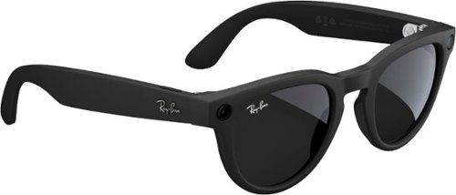 Ray-Ban Meta Headliner (Gen 1) glasses with Meta AI, Audio, Photo, Video Compatability - Charcoal Lenses - Matte Black BUY IN EUROPE