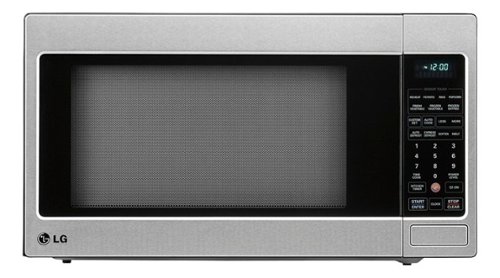  LG - 2.0 Cu. Ft. Full-Size Microwave - Stainless steel