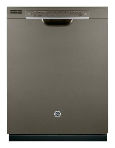  GE - 24&quot; Front Control Tall Tub Built-In Dishwasher with Stainless Steel Tub - Slate