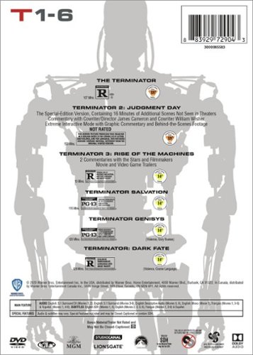 ☆ターミネーター DVD 6本セット Terminator 6 film Collection (Box Set) [DVD] [Standard] - Best Buy