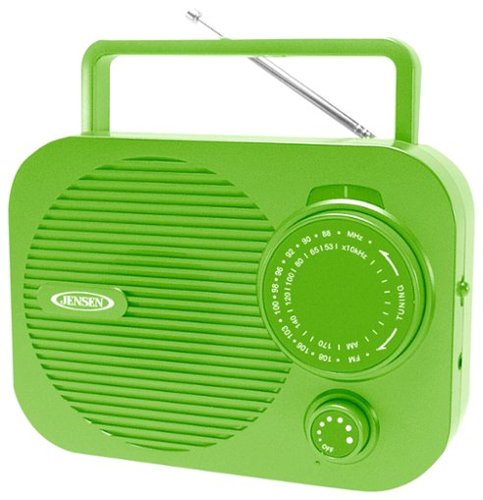 Jensen - AM/FM Radio - Green-Front_Standard 