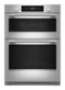 KitchenAid - 30" Smart Built-In Electric Double Wall Combination with Microwave and Assisted Cooking Modes - Stainless Steel-Front_Standard