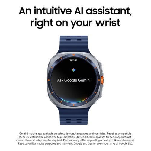 Samsung Galaxy Watch Ultra Titanium Smartwatch 47mm LTE - Free 2 years data and texting included - Titanium Silver - (2025) BUY IN EUROPE