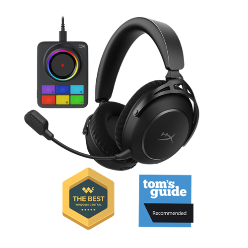 HyperX - Cloud Alpha 2 Wireless Gaming Headset for PC, PS5, PS4, Nintendo Switch, Mac, Mobile, and Bluetooth - Black