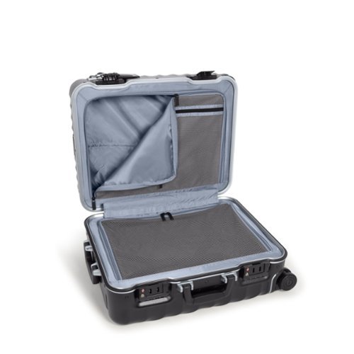 TUMI 19 Degree Frame Continental 4 Wheel Carry On - Black Texture WORLDWIDE DELIVERY
