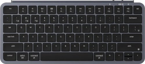 Keychron - B1 Pro 75% Custom Wireless Mechanical Keyboard with Progrmmable ZMK Support - Space grey