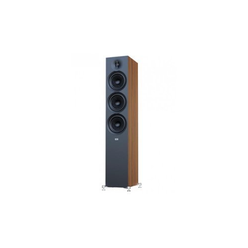 ELAC - Debut 3.0 - 6.5" Floor Speaker DF63-WN - Walnut-Front_Standard 