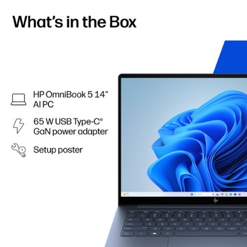 HP Omnibook 5 - 14” 2K OLED Touchscreen Laptop - Intel Core 5 Series 3 (2026) - 8GB Memory - 256GB SSD - Starlit Blue BUY IN SINGAPORE