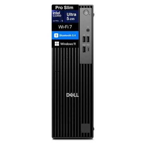 【新品SSD512GB,Office】 Win11 pro DELL PC Dell Upgraded Pro Slim Mini Desktop (Intel Ultra 5 235, 16GB DDR5