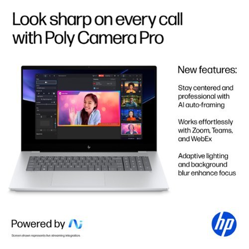 HP OmniBook X - Copilot+ PC - 17.3 Full HD Touch-Screen Laptop - Intel Core Ultra 7 - 16GB Memory - 1TB SSD - Glacier Silver WORLDWIDE DELIVERY