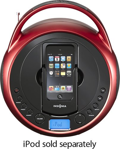  Insignia™ - CD Boombox with FM Radio - Multi