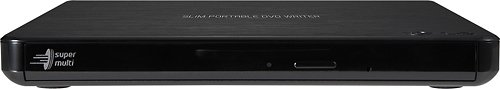  LG - 8x External Double-Layer DVD±RW/CD-RW Drive - Black