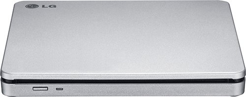  LG - 8x External Double-Layer DVD±RW/CD-RW SuperMulti Blade Drive - Silver