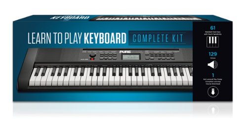 Hal Leonard - Portable Learn to Play Keyboard Kit with 61 Keys