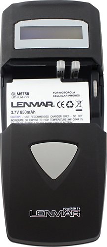 Lenmar - AC/DC Charger - Black-Front_Standard 