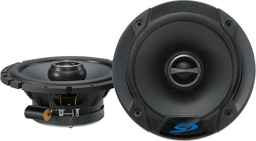  Alpine - 6-1/2&quot; 2-Way Coaxial Car Speakers with Poly-Mica Cones (Pair) - Black