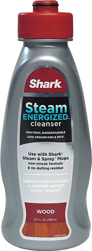  Steam Energized Wood-Floor Cleanser for Select Shark Steam and Spray Mops - Gray