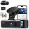 REDTIGER - 4K/2.5K HD Dash Cam , WDR , Night Vision , 32GB Card , & HW kit - Black-Front_Standard