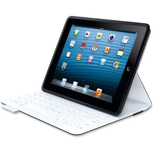  Logitech - FabricSkin Portfolio Keyboard Case for Apple® iPad® Air - Carbon Black