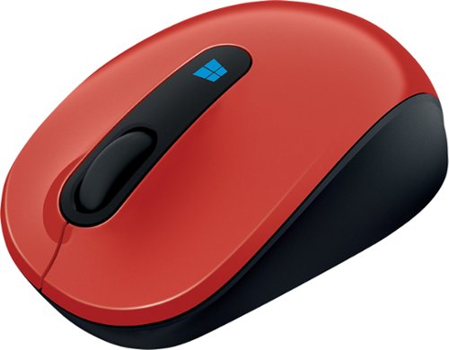  Microsoft - Sculpt Mobile Wireless Mouse - Flame Red