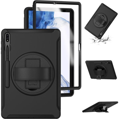SaharaCase PROTECTION Hand Strap Series Case for Samsung Galaxy Tab S8 Ultra - Black WHERE TO BUY