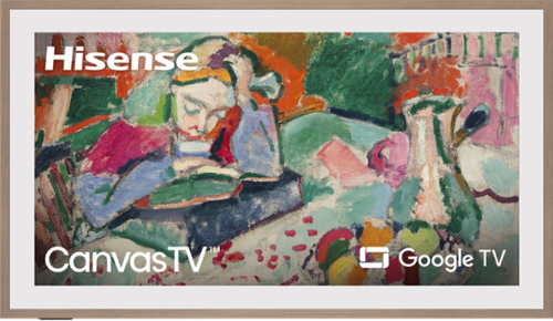 Hisense - 85" Class S7 Series CanvasTV 4K QLED TV with Hi-Matte Display and UltraSlim Wall Mount (2025)