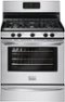 Frigidaire - Gallery 5.0 Cu. Ft. Self-Cleaning Freestanding Gas Range - Stainless steel-Front_Standard