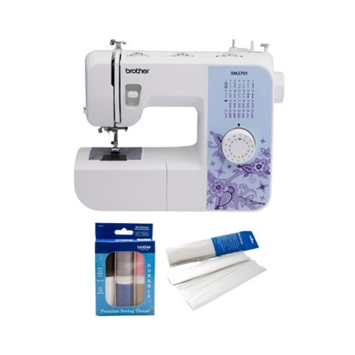 Brother - XM2701 27-Stitch Sewing Machine with Accessories Bundle-Front_Standard 