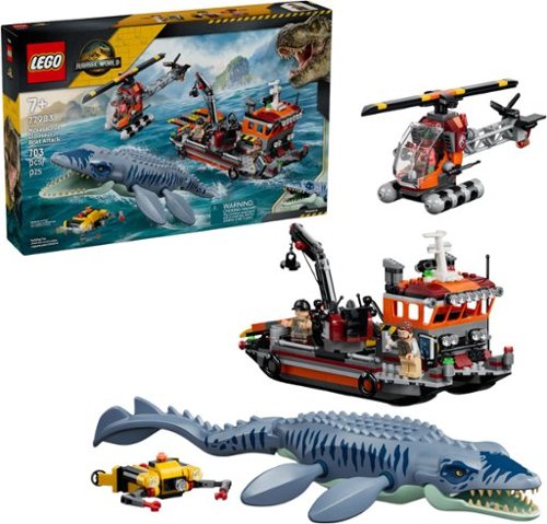 LEGO - Jurassic World Mosasaurus Dinosaur Boat Attack 77983