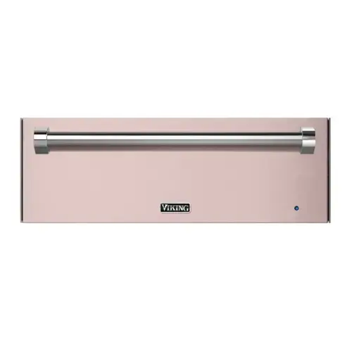 Front. Viking - 30"W. Warming Drawer-Blush - Blush.