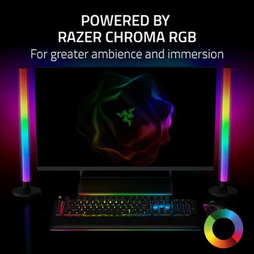 Razer Aether Standing Light RGB LED Light Bars - Black WORLDWIDE DELIVERY