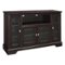 Walker Edison - Tall Sound Bar TV Stand for Most Flat-Panel TV's up to 60" - Espresso-Front_Standard
