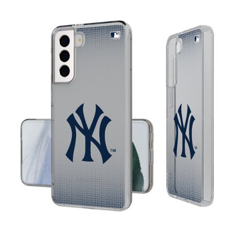 Keyscaper - MLB - New York Yankees Linen Logo Galaxy Clear Case - S24 - Multicolor-Front_Standard 
