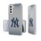 Keyscaper - MLB - New York Yankees Linen Logo Galaxy Clear Case - S24 - Multicolor-Front_Standard