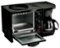Elite Cuisine - 3-in-1 Multifunction Breakfast Center - Black-Front_Standard