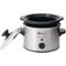 Elite Gourmet - 1.5Qt. Mini Slow Cooker - Stainless Steel-Front_Standard