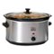 Elite Gourmet - 8.5Qt. Slow Cooker - brushed stainless steel-Angle_Standard