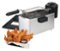 Elite Gourmet - 3.5 qt. Deep Fryer - Stainless Steel-Angle_Standard