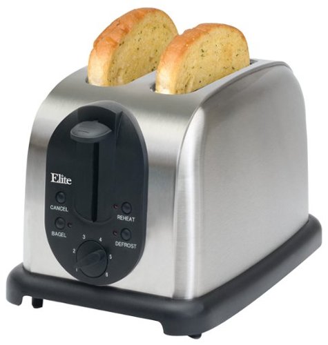  Elite Platinum - 2-Slice Wide-Slot Toaster - Stainless-Steel