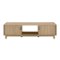 Walker Edison - 58" Mid-Century Modern Fluted-Door TV Stand for TVs up to 65" - Coastal Oak-Front_Standard