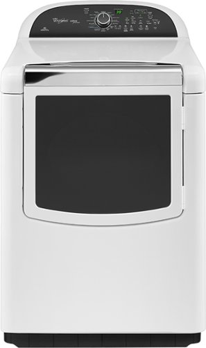  Whirlpool - Cabrio Platinum 7.6 Cu. Ft. 14-Cycle Steam Gas Dryer - White