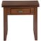 Simpli Home - Artisan Square Solid Pine Wood 1-Drawer End Table - Brown-Front_Standard