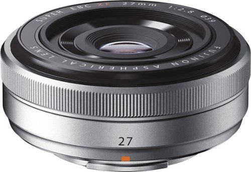  FUJINON XF 27mm f/2.8 Prime Lens for Fujifilm X-Pro 1, X-E1 and X-M1 Cameras - Silver
